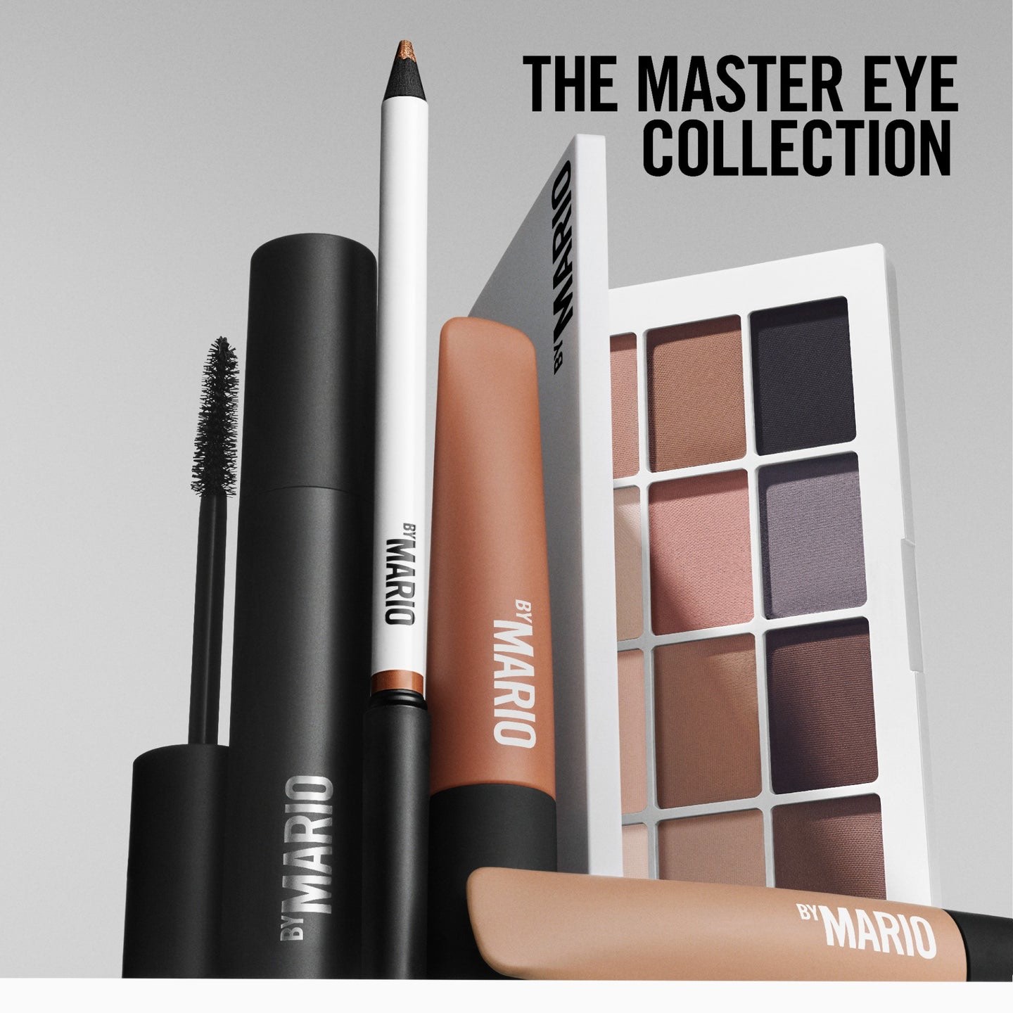 MAKEUP BY MARIO MASTER MATTES Кремовые тени для век LONG-WEAR CREAM EYESHADOW, Black (Super Black) 8