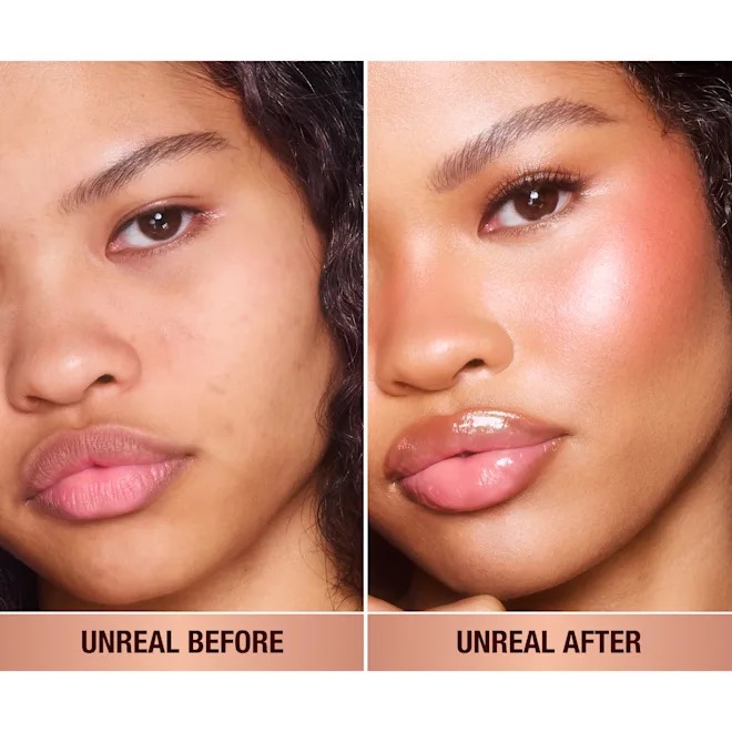 РумяРумяна в стике Charlotte Tilbury Unreal Blush Healthy Glow Stick. оттенок Peachy Glow 3