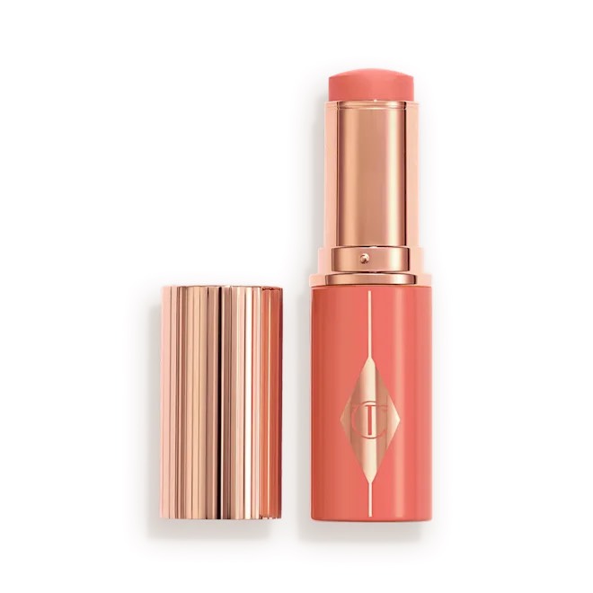 РумяРумяна в стике Charlotte Tilbury Unreal Blush Healthy Glow Stick. оттенок Peachy Glow 8