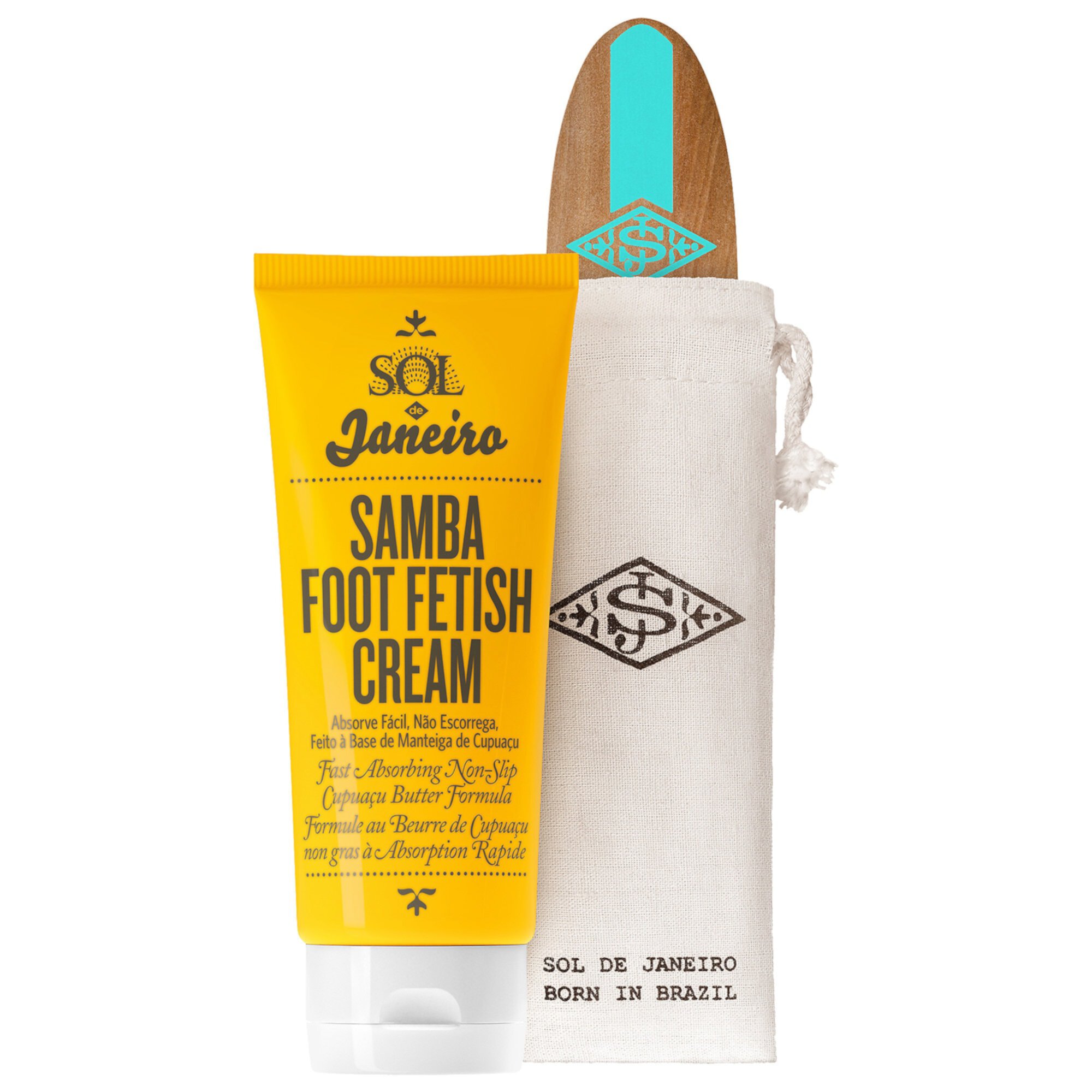 Sol de Janeiro Двухступенчатая система ухода за стопами Samba, Samba 2-Step Foot Fetish Care, 90мл