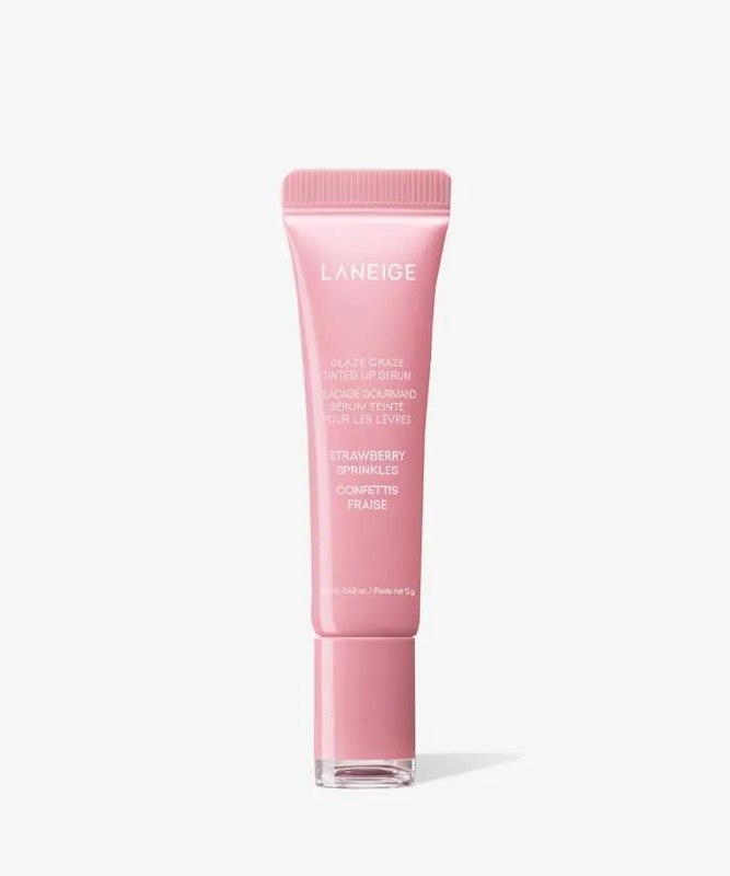 GLAZE Блеск для губ CRAZE TINTED LIP SERUM оттенок: STREWBERRY SPRINKLES, 12g
