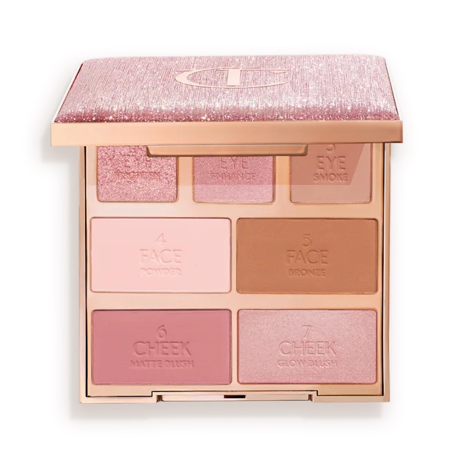 Charlotte Tilbury Палетка для макияжа Hollywood Instant Look in a Palette - Pretty Оттенок Glowing Beauty