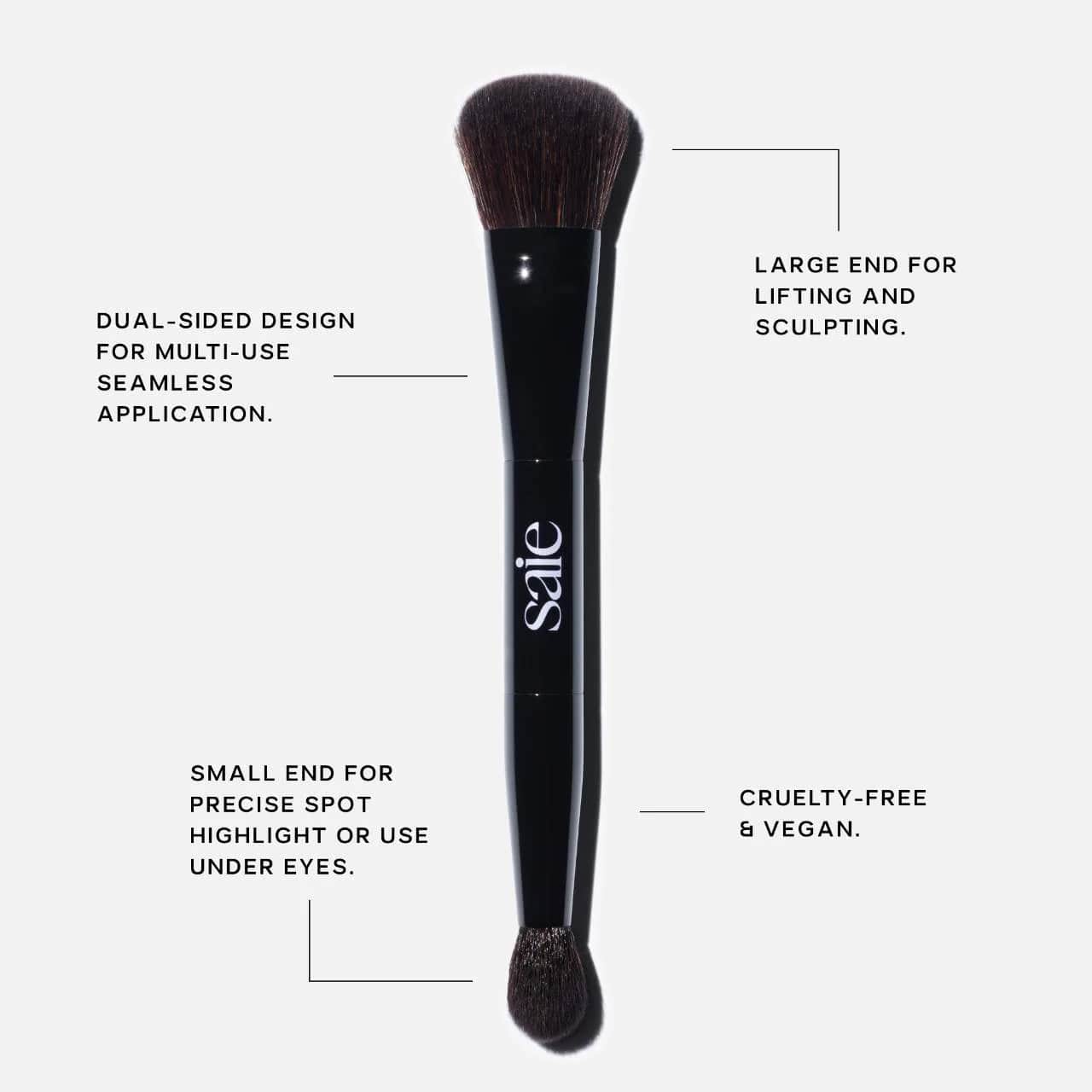 SAIE Двусторонняя кисть для скульптурирования The Double Brush 2