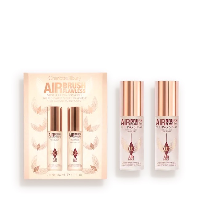 CHARLOTTE TILBURY Набор фиксаторов макияжа Charlotte Tilbury Airbrush Flawless Mini Setting Spray Kit , 2x34ml