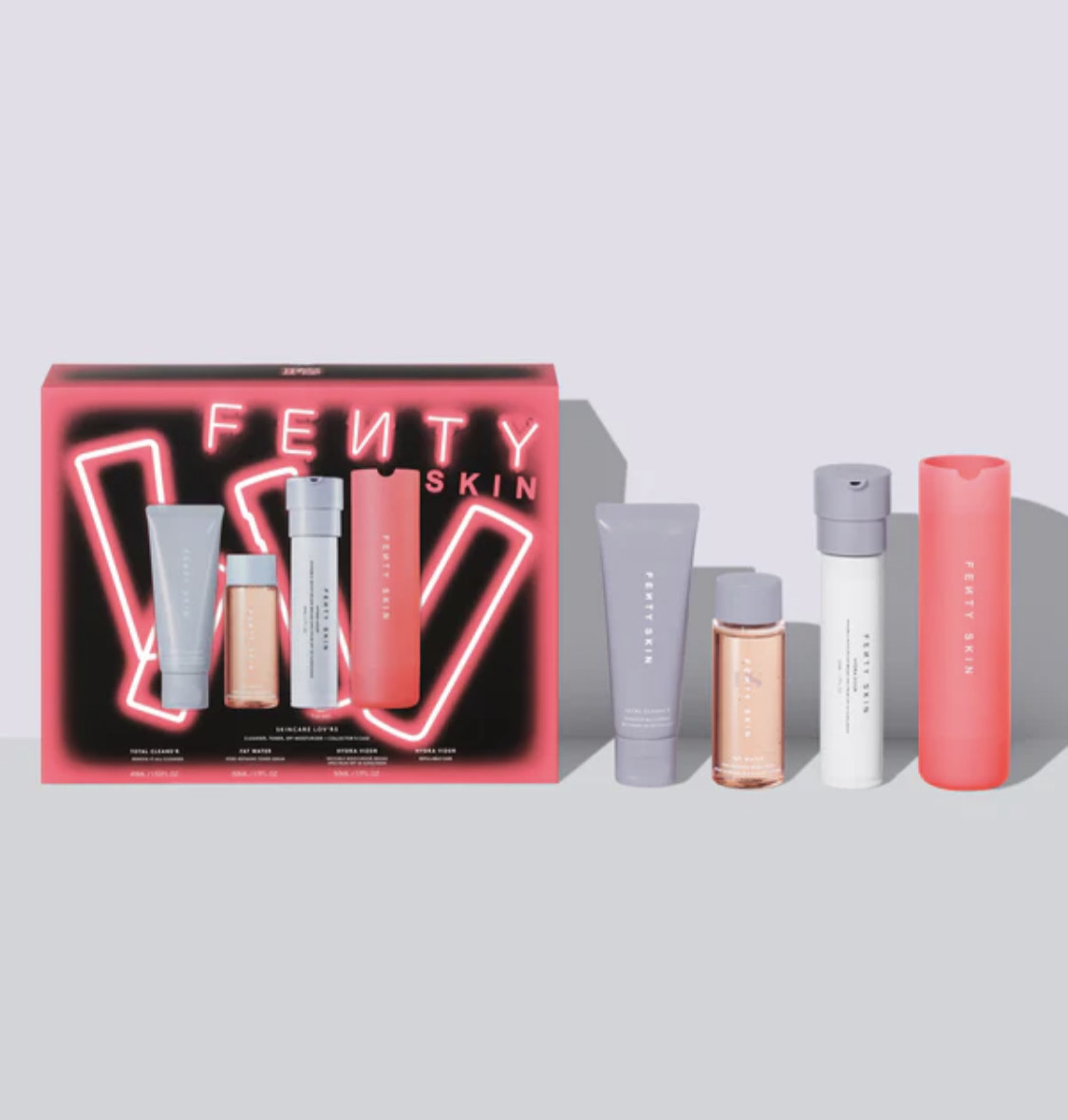 Набор для ухода Skincare Lov'rs Cleanser, Toner, SPF Moisturizer + Collector's Case