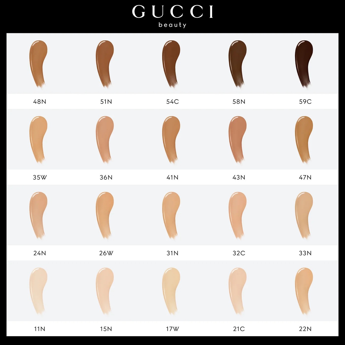 GUCCI Тональный крем Glow Skin Tint, 17 - FAIR 5