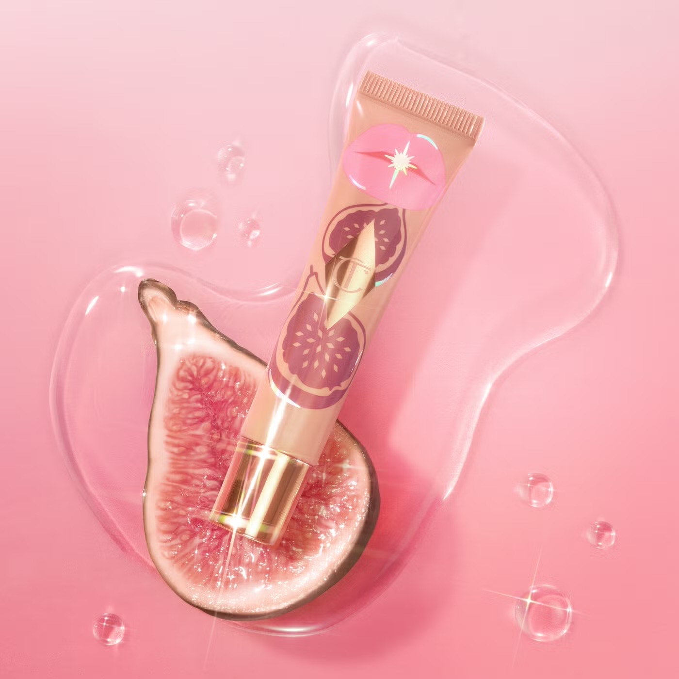 Charlotte Tilbury  Масло для губ Unreal Lips Healthy Glow Nectar Oil. Candy Fig 6