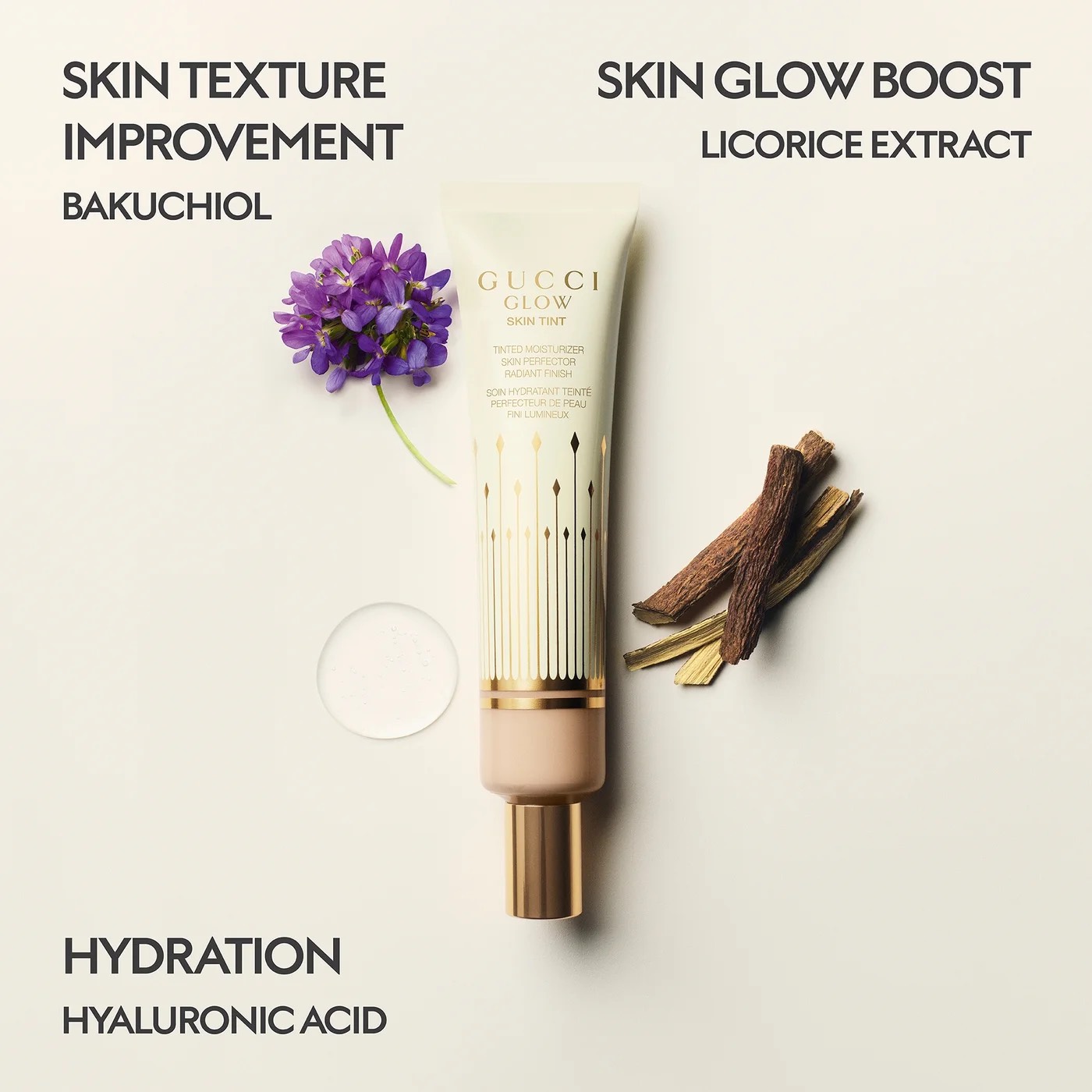 GUCCI Тональный тинт Glow Skin Tint, 22 - FAIR MEDIUM 4