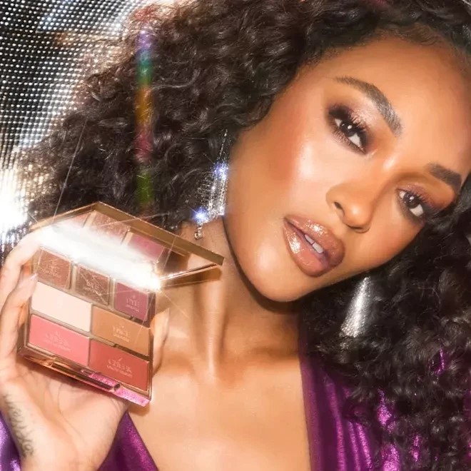 Charlotte Tilbury Палетка для макияжа Hollywood Instant Look in a Palette - Pretty Оттенок bronzed beauty 2