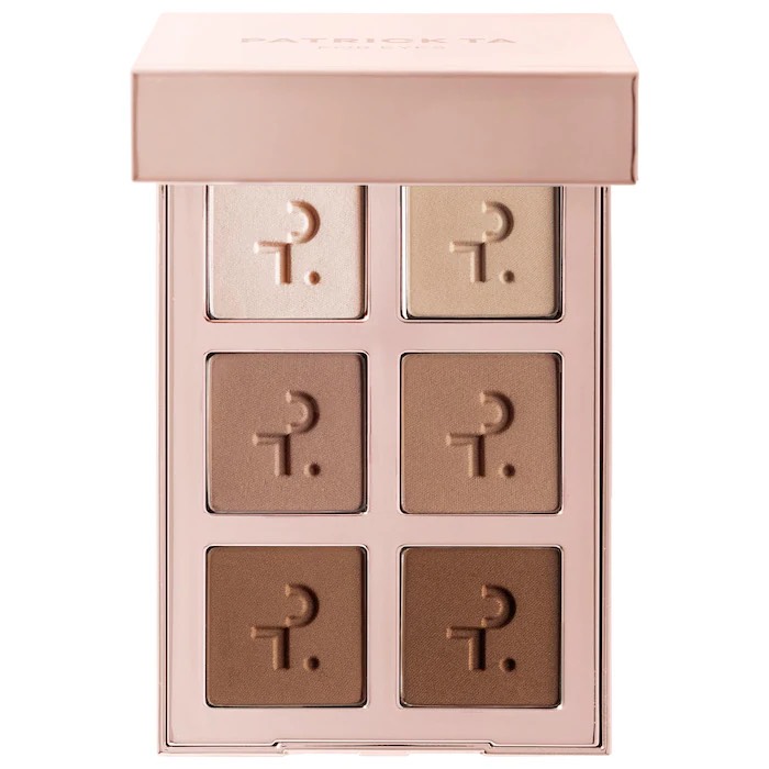 PATRICK TA  Палетка теней Major Dimension Essential Artistry Edit Eyeshadow Palette, LIGHT CLAIR