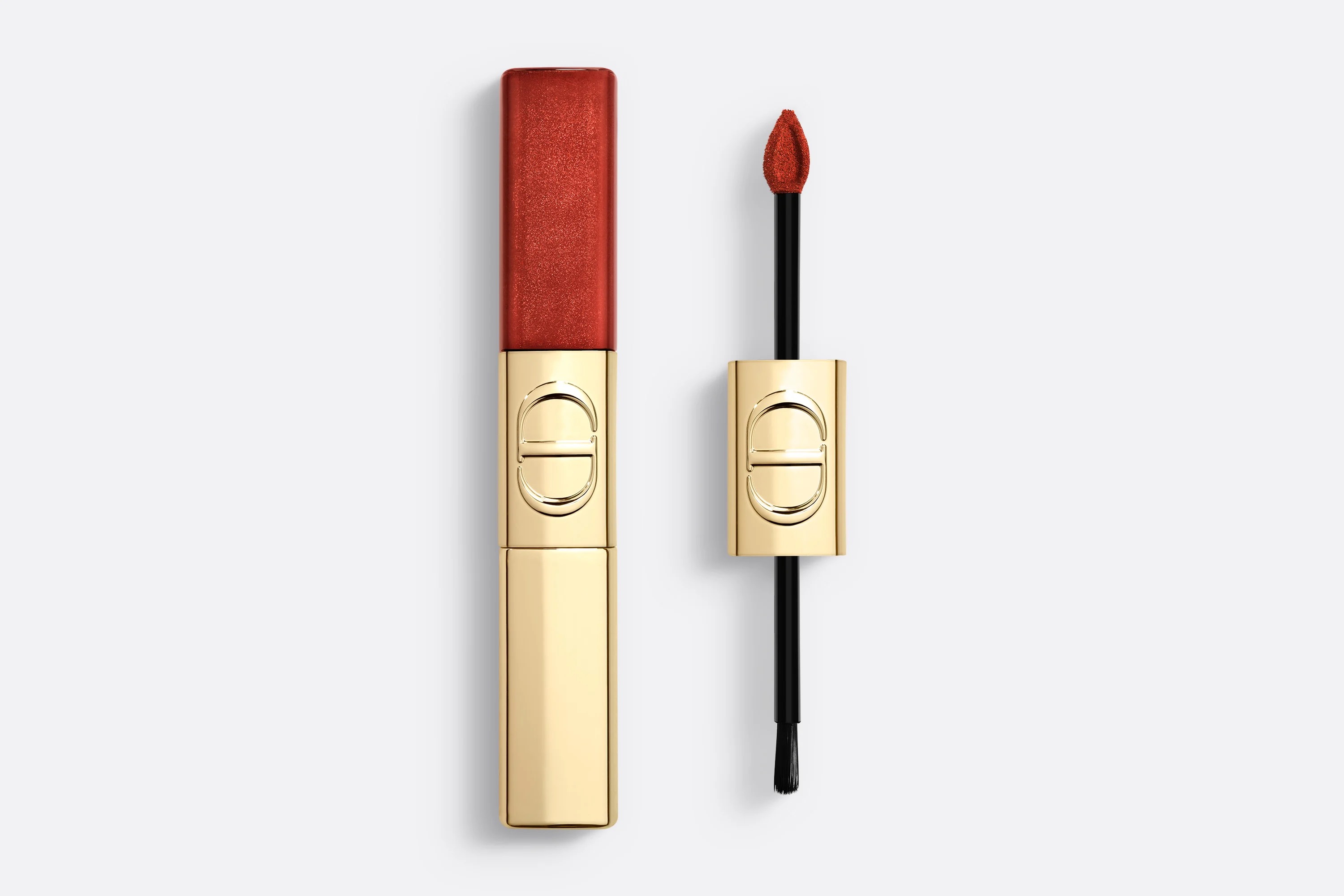 Двойная жидкая помада Dior Rouge Sequin Liquid Duo Limited Edition, 747 Flame