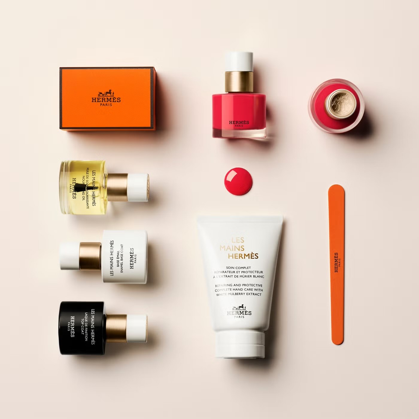 Hermès Les Mains Hermès Enamel Base Coat, Базовое покрытие для ногтей, 15ml 6