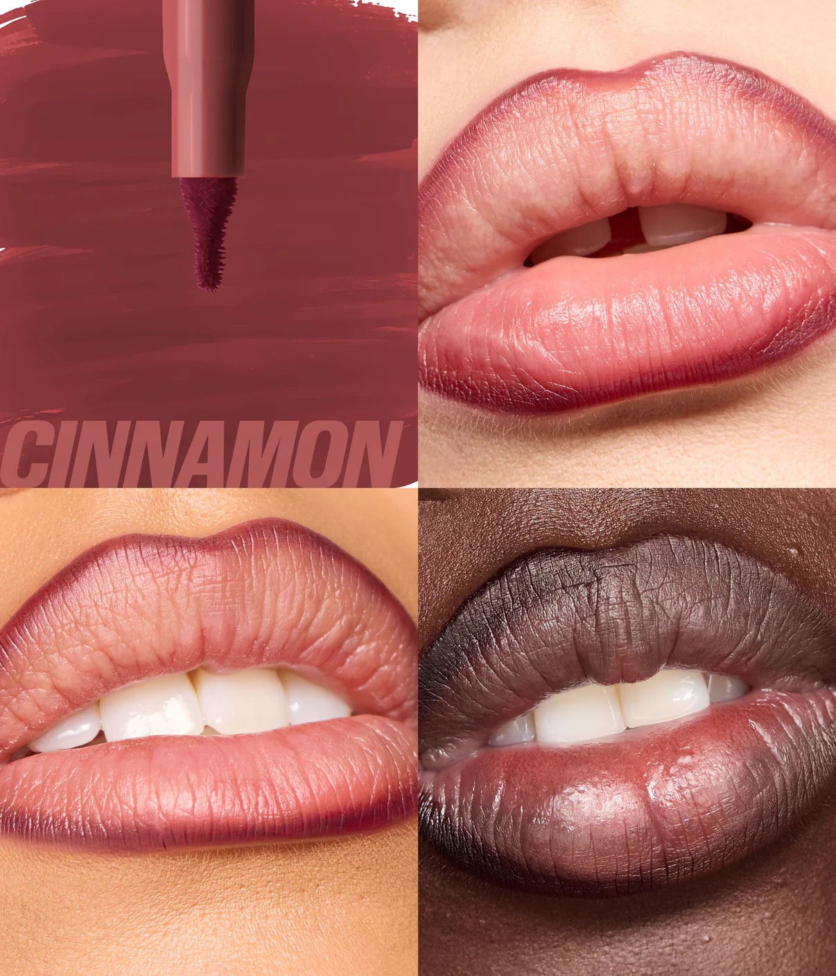 HUDA BEAUTY  Подводка для губ Lip Contour Lip Stain for 12-Hour Wear, Cinnamon 2