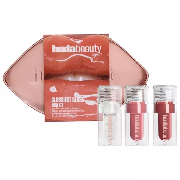 Huda Beauty ,Мини-Набор блесков для губ Glossiest