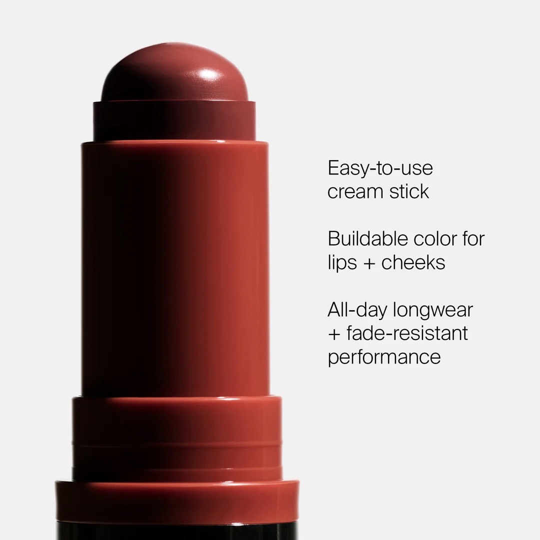 HAUS LABS BY LADY GAGA  Бальзам для губ и щек   Color Fuse Glassy Blush Balm Stick в оттенке  Glassy Acai 4