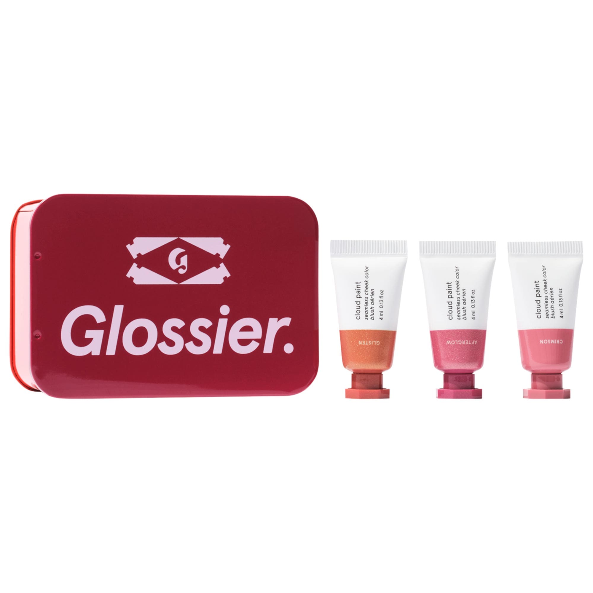 Glossier  Подарочный мини-набор Mini Cloud Paint Blush Trio, 3 x 4 мл