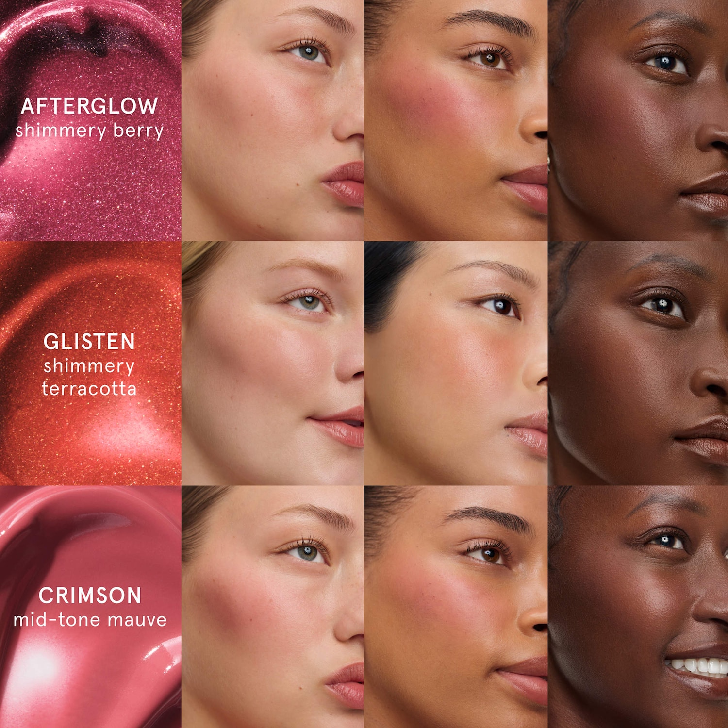 Glossier  Подарочный мини-набор Mini Cloud Paint Blush Trio, 3 x 4 мл 7