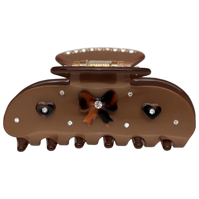 Emi Jay  Заколка для волос Sweetheart Hair Claw Clip in Cocoa Cashmere
