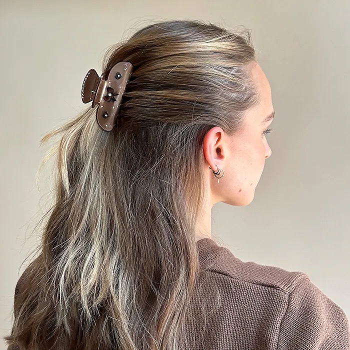 Emi Jay  Заколка для волос Sweetheart Hair Claw Clip in Cocoa Cashmere 2