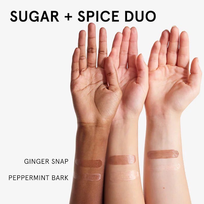 Glossier Набор для губ Sugar + Spice Balm Dotcom Lip Balm Duo Makeup Gift Set 4