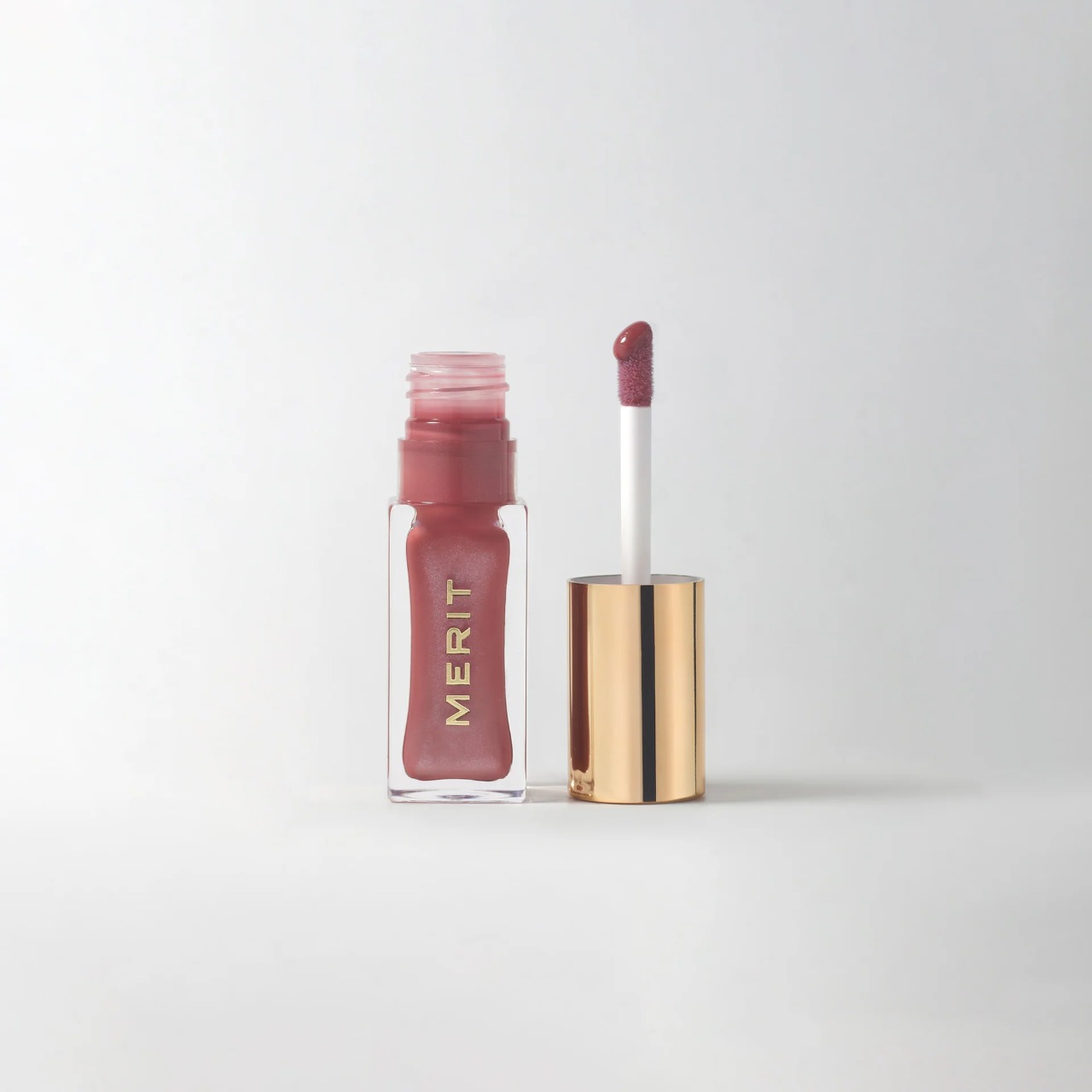 MERIT Shade Slick Sheen Tinted Lip Oil в оттенке Twin Set, масло для губ, 7 мл