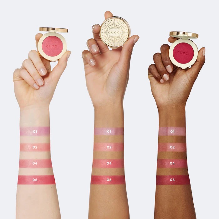 GUCCI Румяна Glow Dewy Powder Blush, 01 Arctic Rose 3