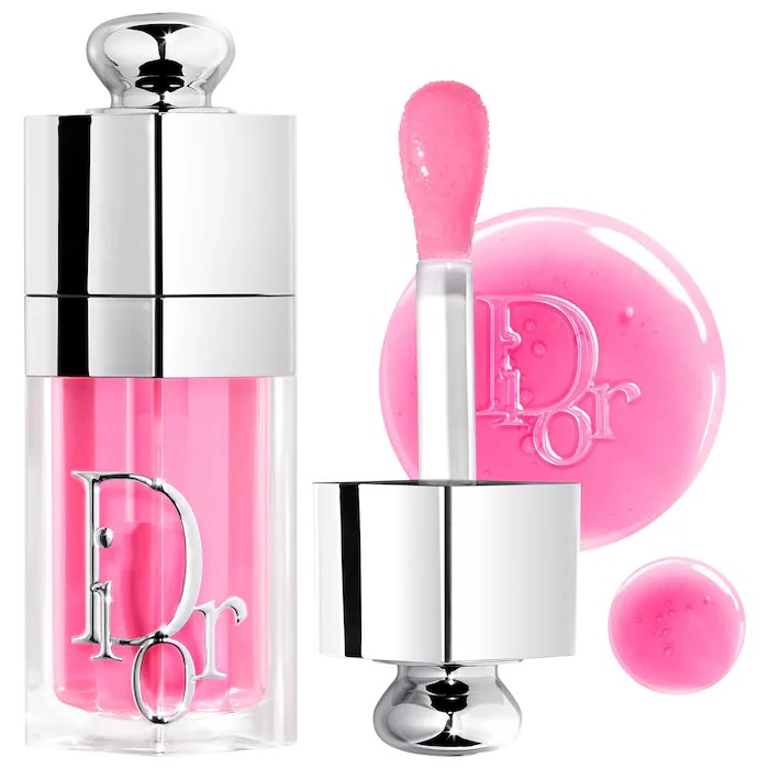 DIOR Масло для губ Lip Glow Oil Hydrating High-Shine Gloss, 007 Raspberry (Juicy Finish)
