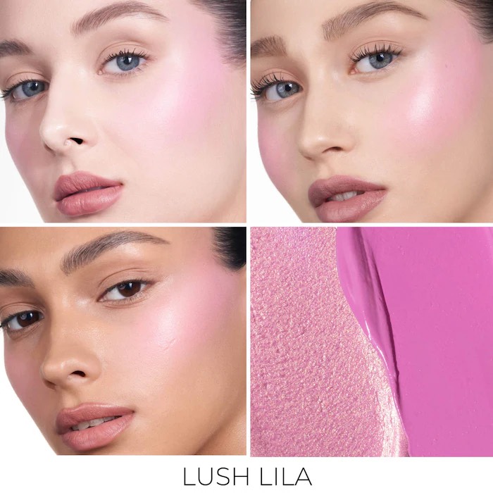 NATASHA DENONA Двойные румяна Hy-Blush Cloudy Cream Cheek Duo, оттенок LUSH LILA 2