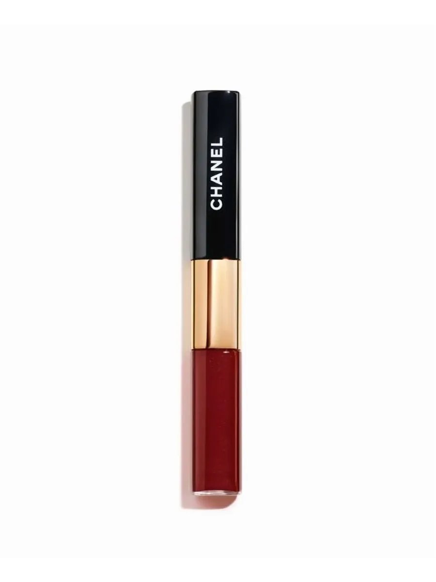 CHANEL LE ROUGE DUO ULTRA TENUE LIP COLOR 180 PASSIONATE RED, Двойной стойкий блеск , 4,5/3,5 ml