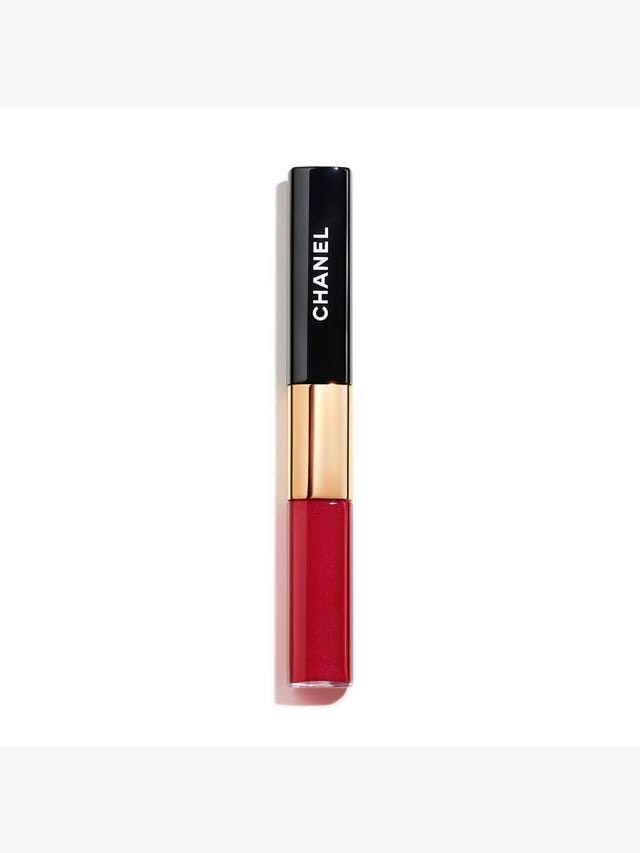 CHANEL LE ROUGE DUO ULTRA TENUE LIP COLOR 835 erotica, Двойной стойкий блеск , 4,5/3,5 ml