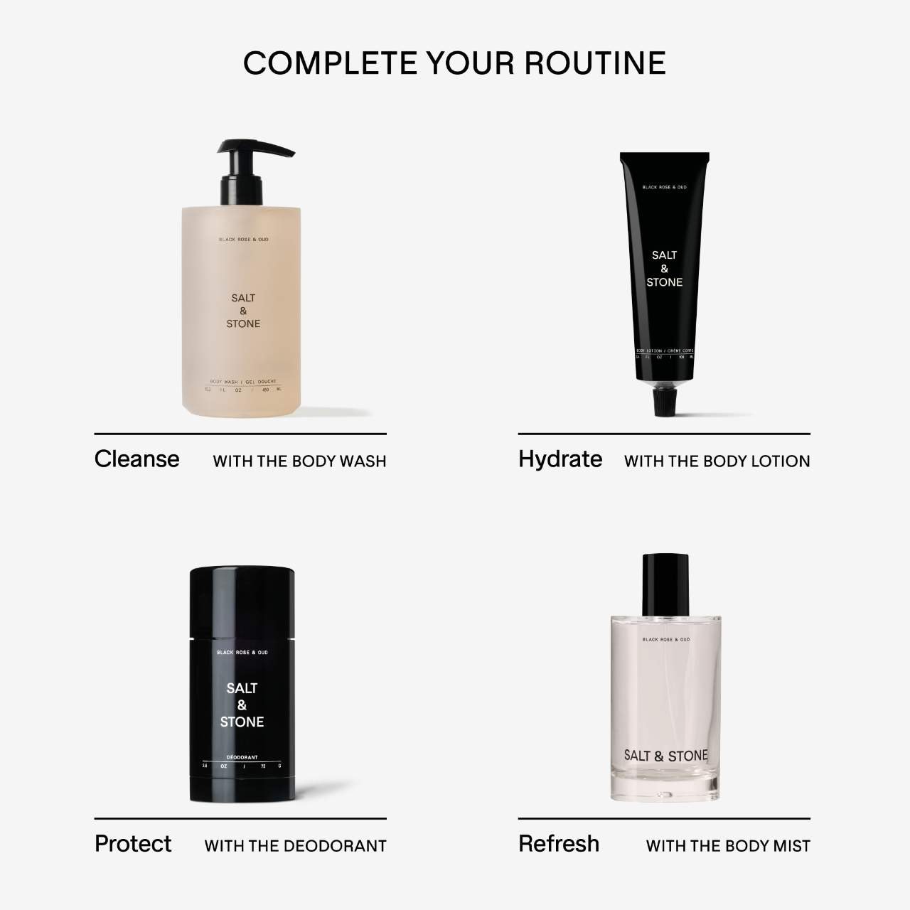 Salt&Stone Black Rose & Oud Hand Cream крем для рук, 60 мл 7