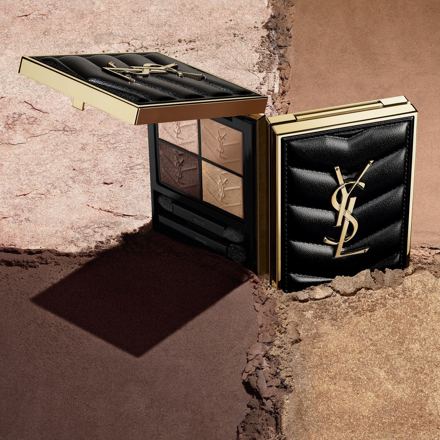 Yves Saint Laurent Couture Mini Clutch , 730 Sunrise Safari, Палитра теней для век  (4 g) 2