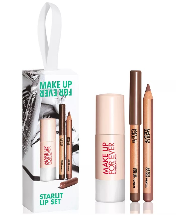 Make up for ever STARLIT LIP SET, лимитированный набор для макияжа губ