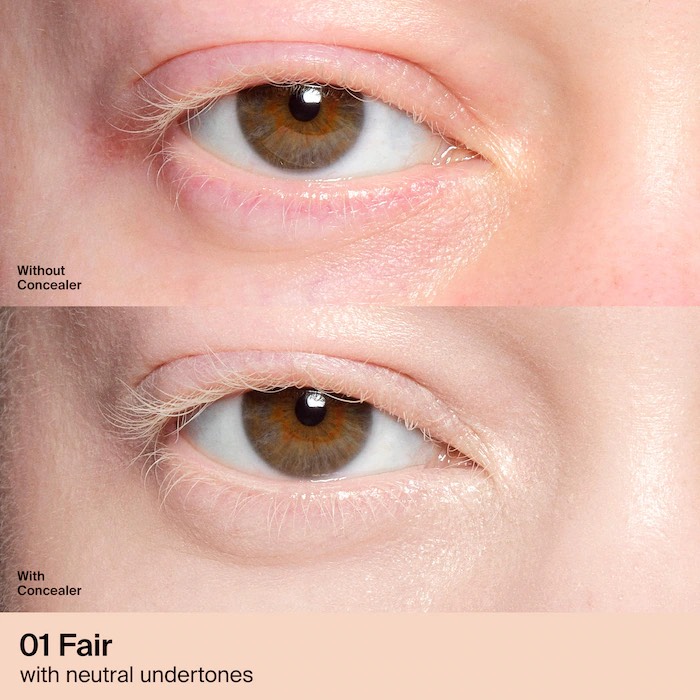 HAUS LABS BY LADY GAGA Увлажняющий и противоотечный консилер Triclone Skin Tech, 01 Fair Neutral, 7мл 2