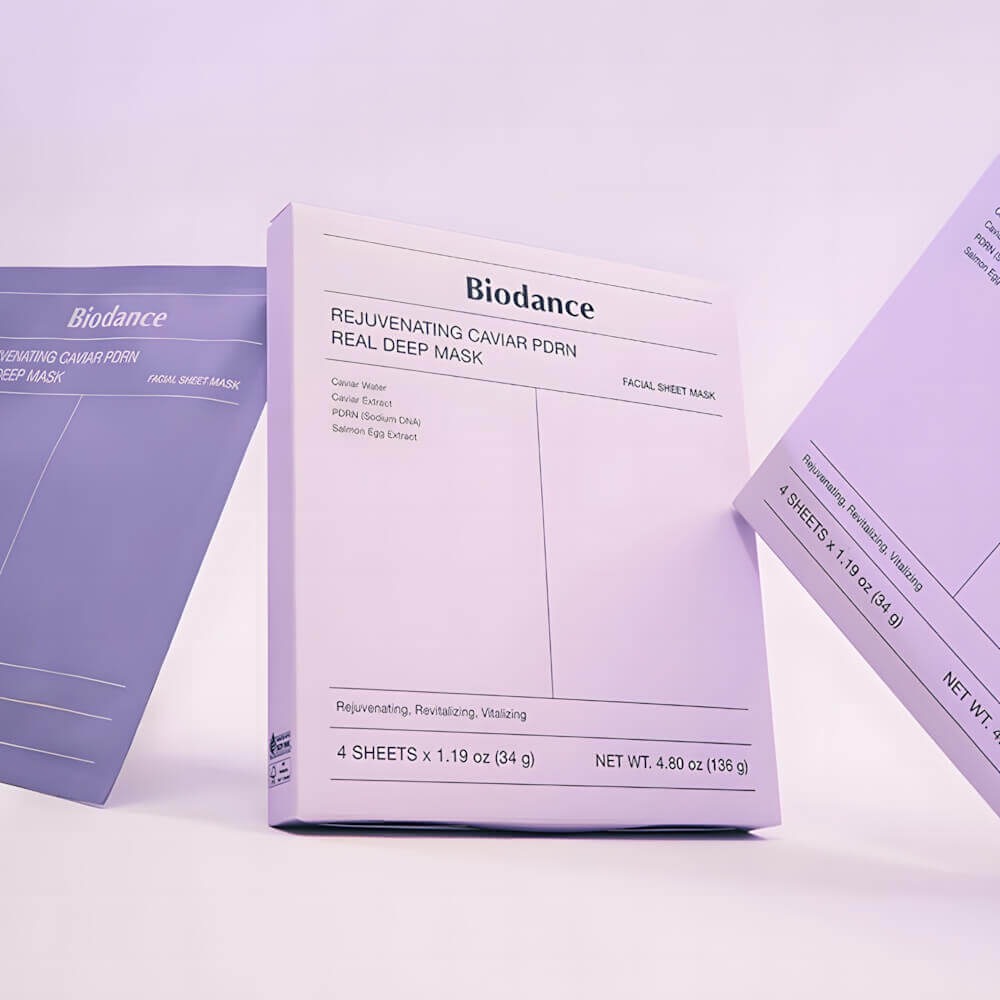 Biodance  Ночная гидрогелевая маска с ПДРН и икрой Rejuvenating Caviar PDRN Real Deep Mask, 1 шт 6