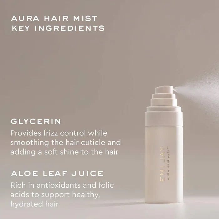 Emi Jay Мист для волос и тела Aura Hair & Body Fragrance Mist с нотами амбры и мускуса, 53 мл 8