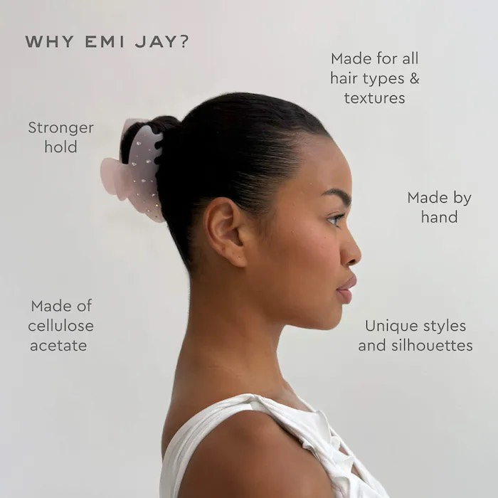 Emi Jay  Заколка для волос Big Effing Clip Hair Claw in Everyday Angel 4