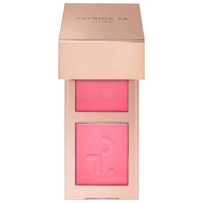 PATRICK TA Mini Major Headlines Double-Take Crème & Powder Blush Duo, She’s That Girl (дорожная версия)