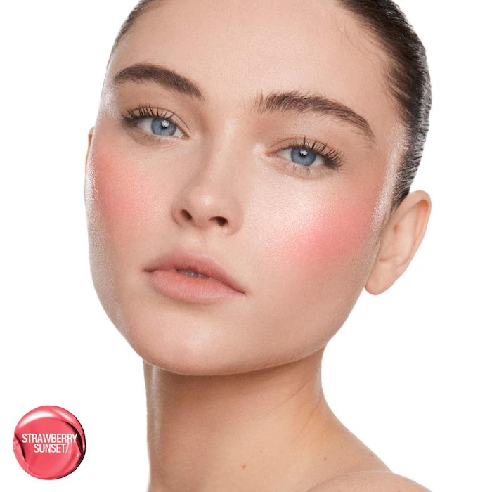 Makeup by Mario Кремовые румяна Soft Pop Plumping Blush Veil, оттенок Strawberry Sunset (5г) 2