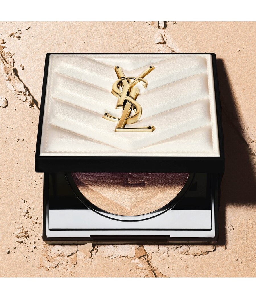 YVES SAINT LAURENT Компактный пудровый хайлайтер All Hours Hyper Luminize, 02 Hypnotic Honey 8