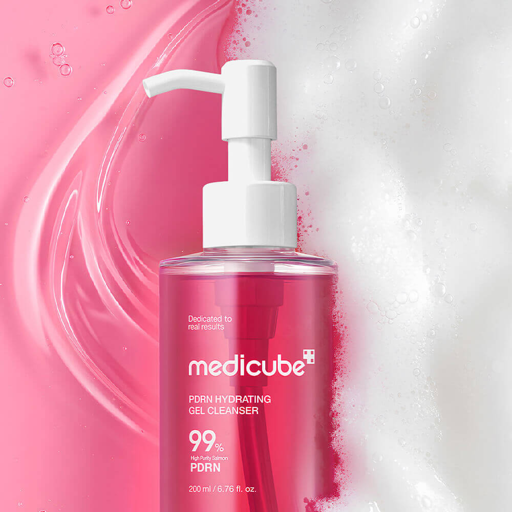 MEDICUBE  Гель увлажняющий для умывания с ПДРН PDRN Hydrating Gel Cleanser (200мл) 6