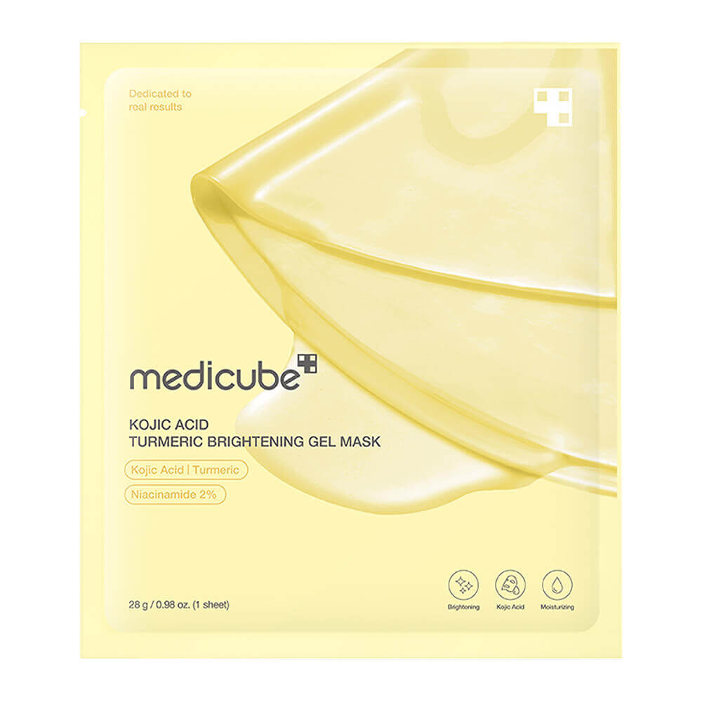 MEDICUBE  Гидрогелевая маска для сияния кожи Kojic Acid Turmeric Brightening Gel Mask