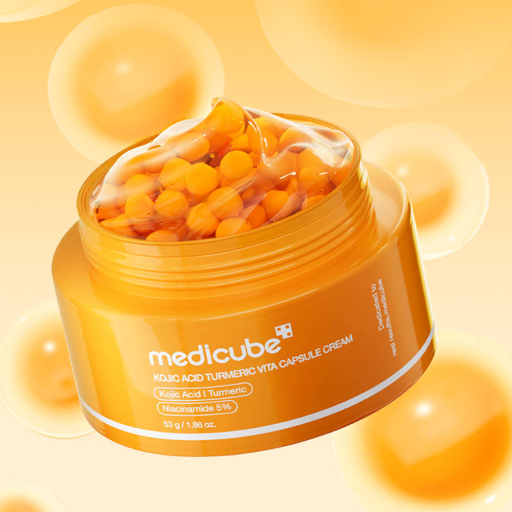 MEDICUBE Крем капсульный осветляющий Kojic Acid Turmeric Vita Capsule Cream (53г) 4