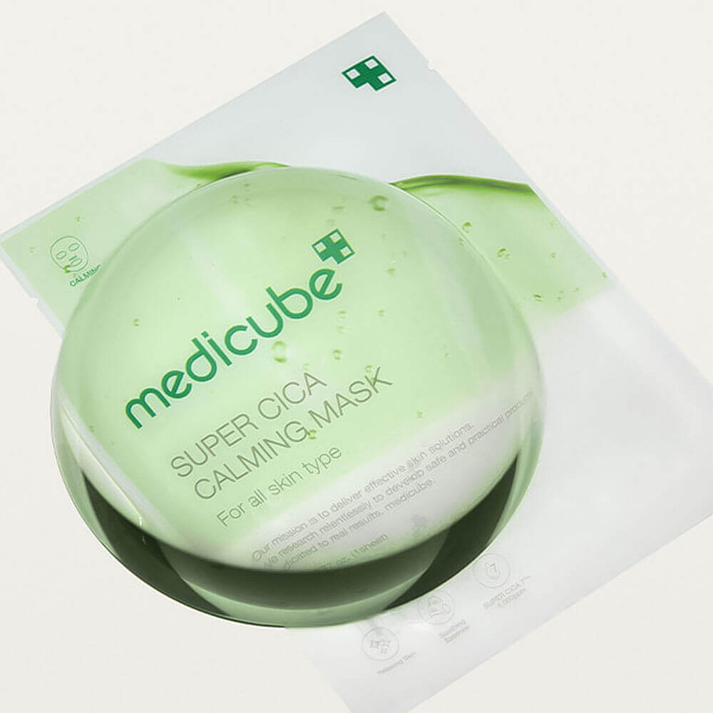 MEDICUBE  Тканевая маска ультратонкая с центеллой Super Cica Calming Mask 4
