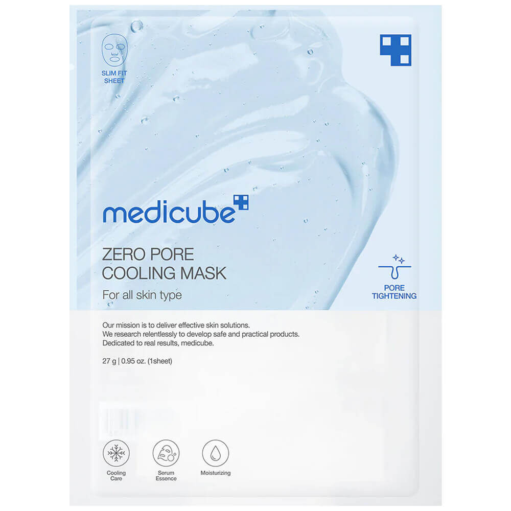 MEDICUBE  Тканевая маска охлаждающая для сужения пор Zero Pore Cooling Mask