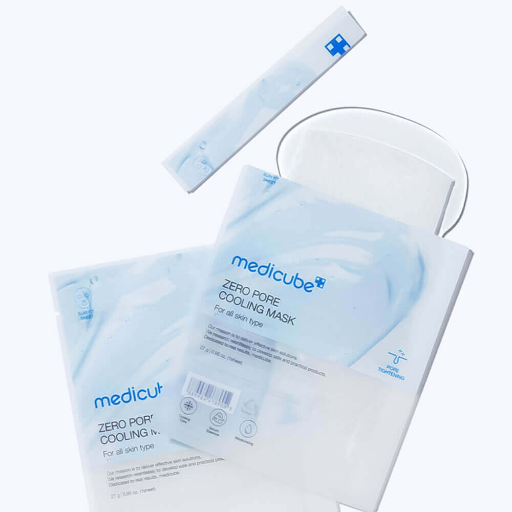 MEDICUBE  Тканевая маска охлаждающая для сужения пор Zero Pore Cooling Mask 6