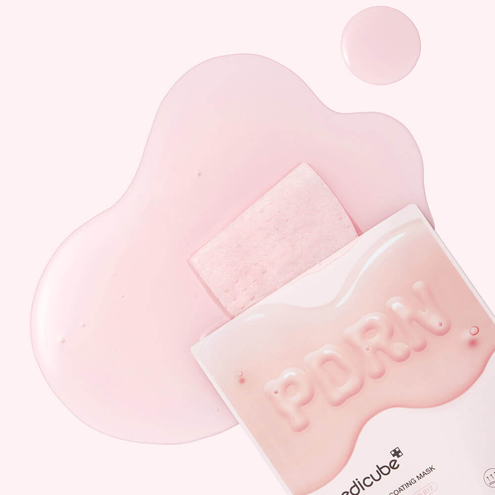 MEDICUBE  Тканевая маска с ПДРН и коллагеном для сияния кожи PDRN Pink Vita Coating Mask 5