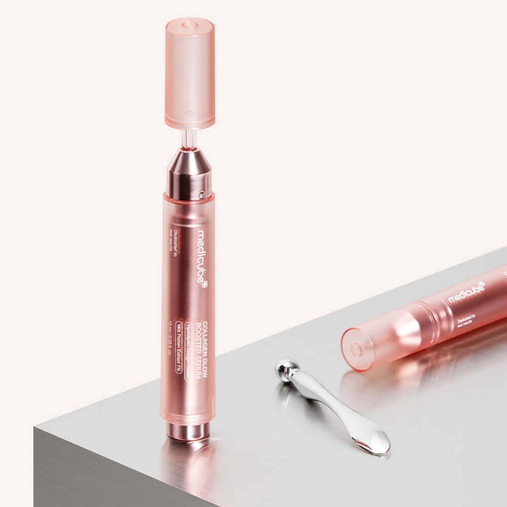 MEDICUBE  Сыворотка разглаживающая с коллагеном и ПДРН Collagen Glow Booster Serum (15мл) 4