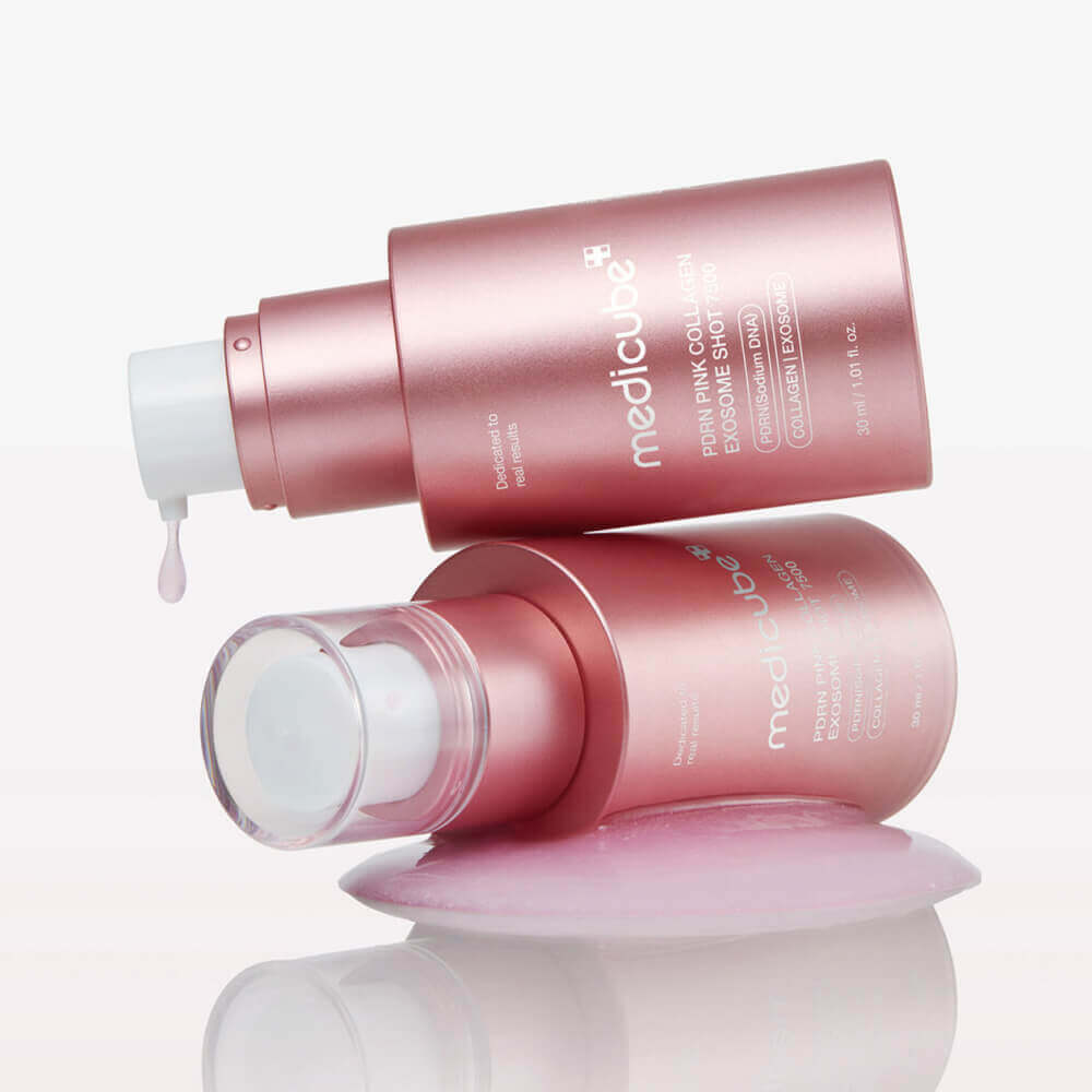 MEDICUBE  Сыворотка омолаживающая с микроиглами PDRN Pink Collagen Exosome Shot Serum 7500 (30мл) 3