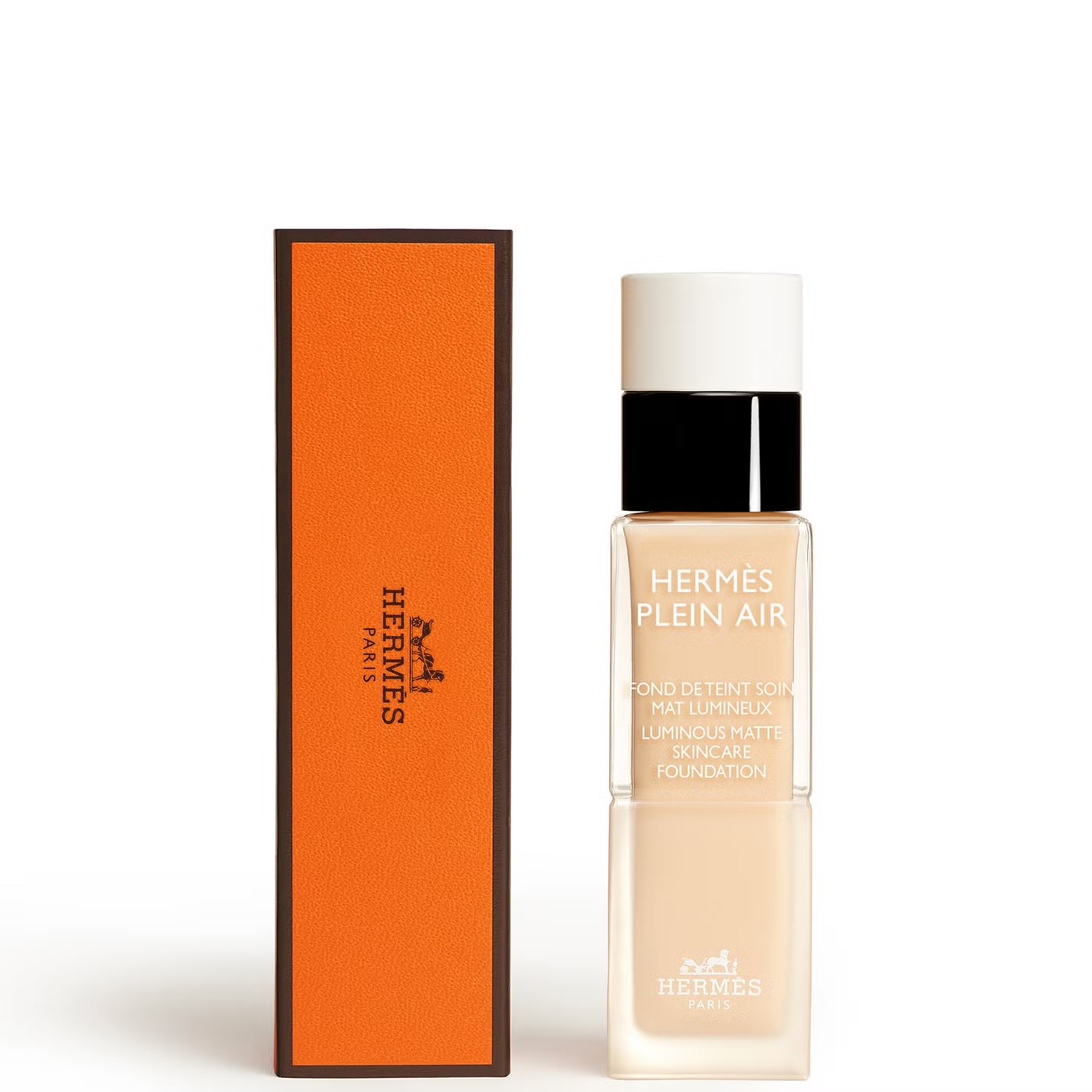 HERMÈS PLEIN AIR Тональный крем Luminous matte skincare foundation, 13C Cremello